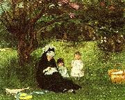 Berthe Morisot i maurecourt Spain oil painting artist